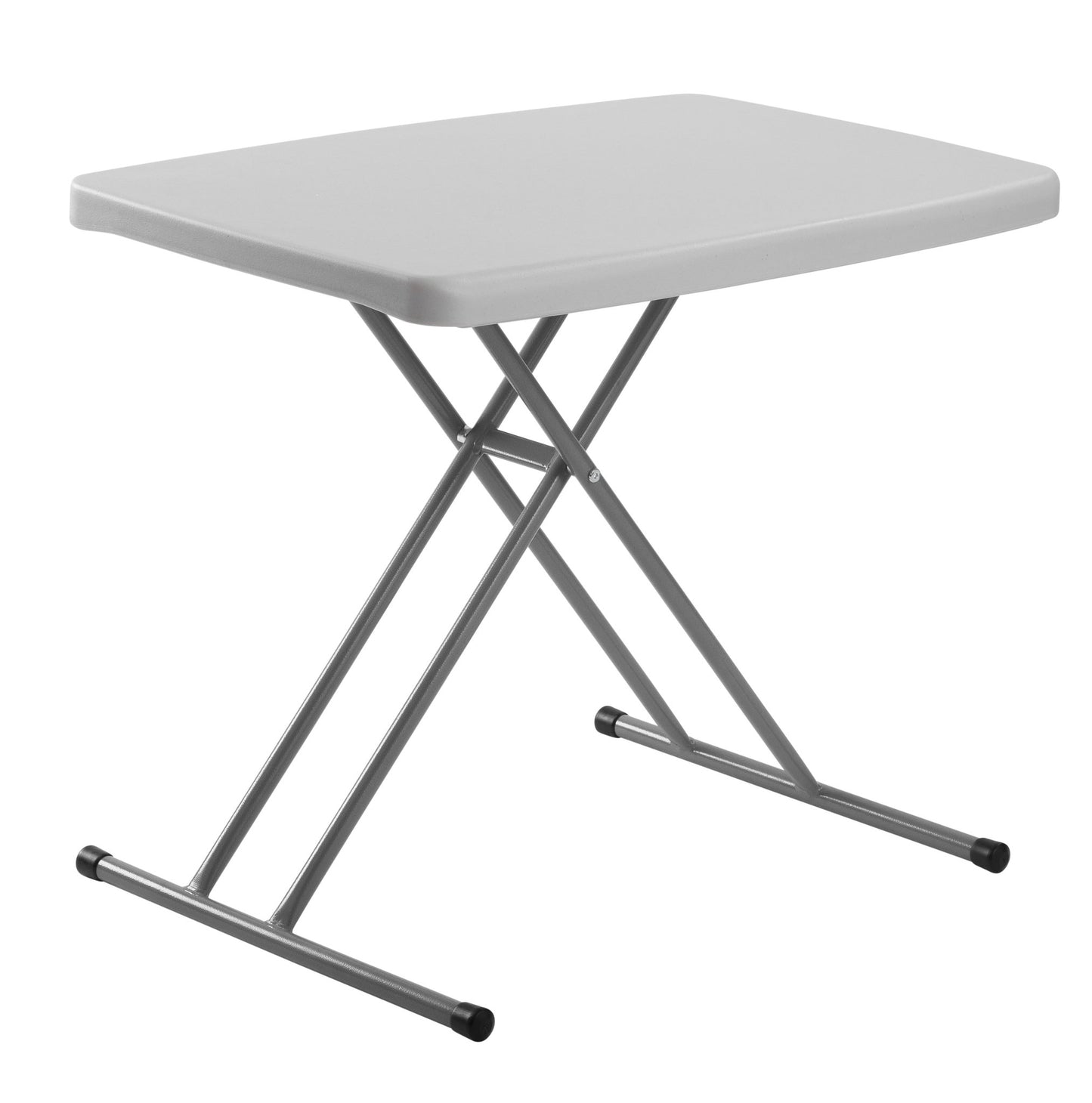 NPS Commercialine†Height Adjustable Personal Folding Table, Speckled Grey 20"W x 30"L (National Public Seating NPS-PT3020) - SchoolOutlet