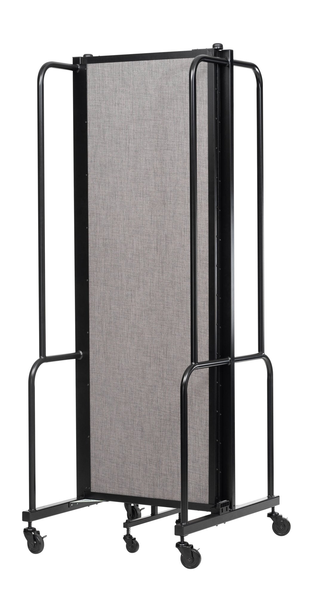 NPS ROBO Series Flexible Room Divider 3 Sections, PET Panels - 6'H x 6'L - SchoolOutlet