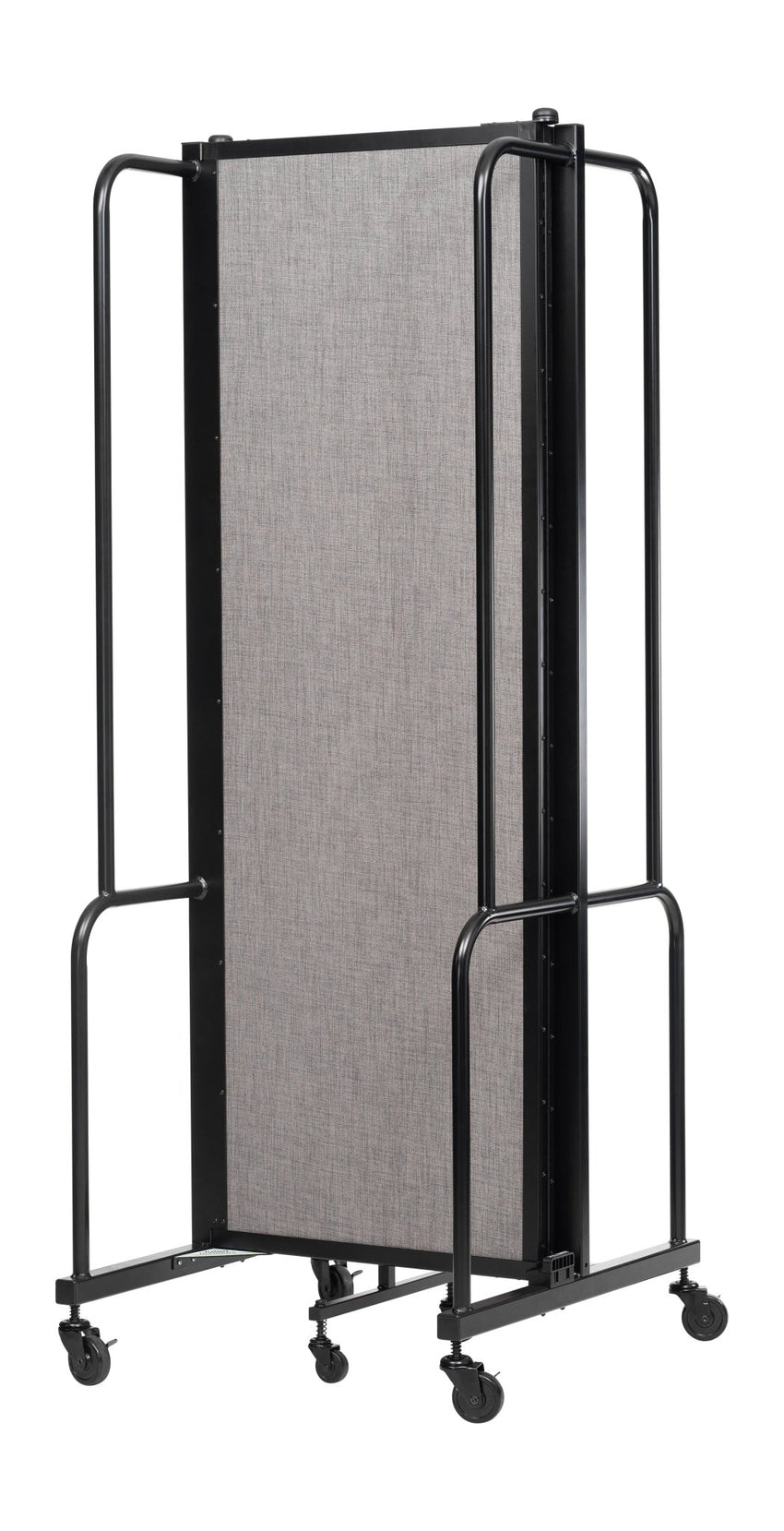 NPS ROBO Series Flexible Room Divider 3 Sections, PET Panels - 6'H x 6'L - SchoolOutlet