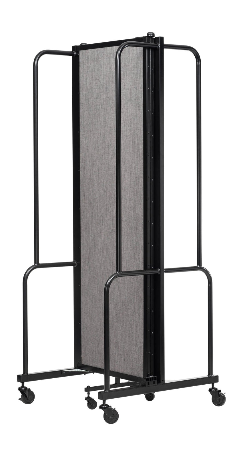 NPS ROBO Series Flexible Room Divider 3 Sections, PET Panels - 6'H x 6'L - SchoolOutlet