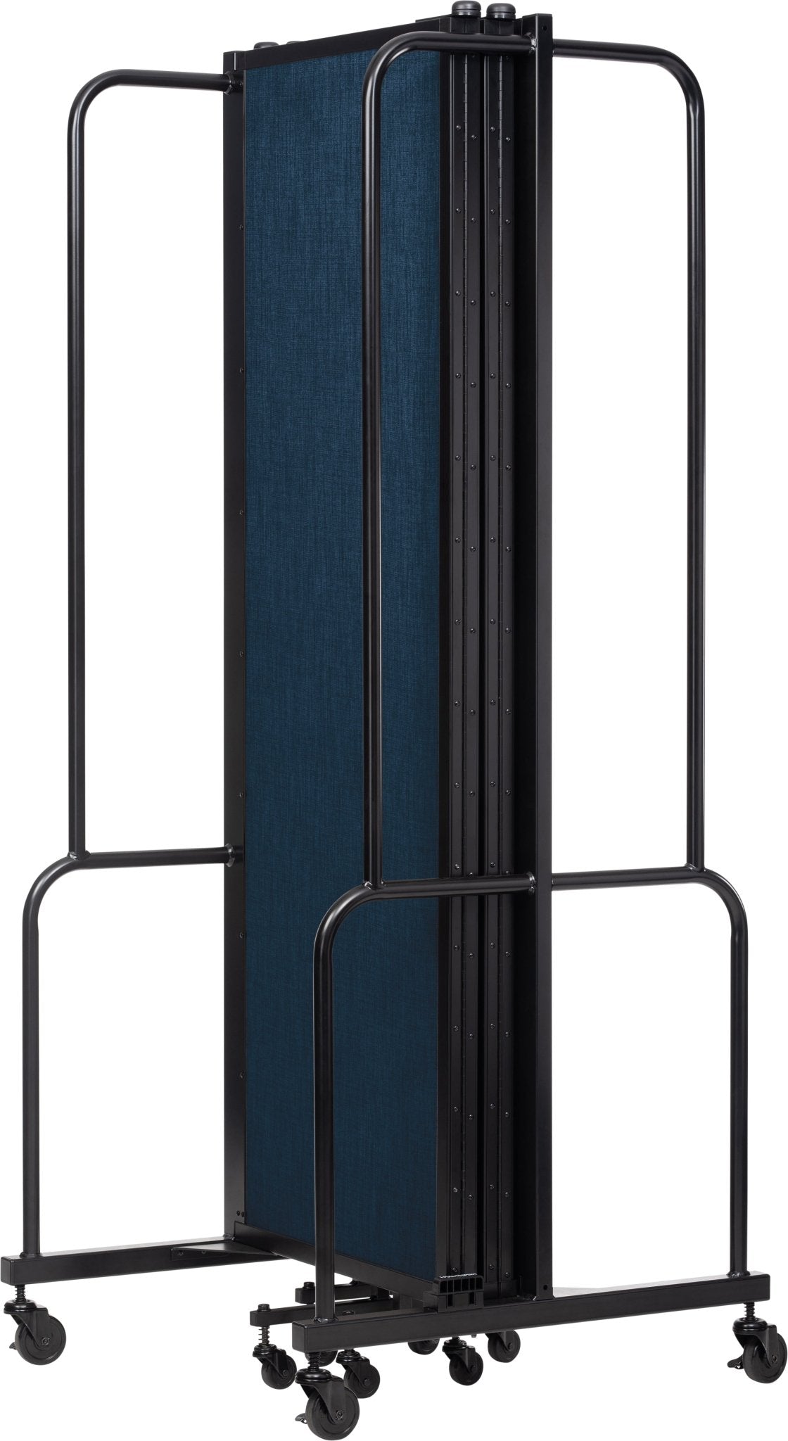 NPS ROBO Series Flexible Room Divider 5 Sections, PET Panels - 6'H x 9' 10"L - SchoolOutlet