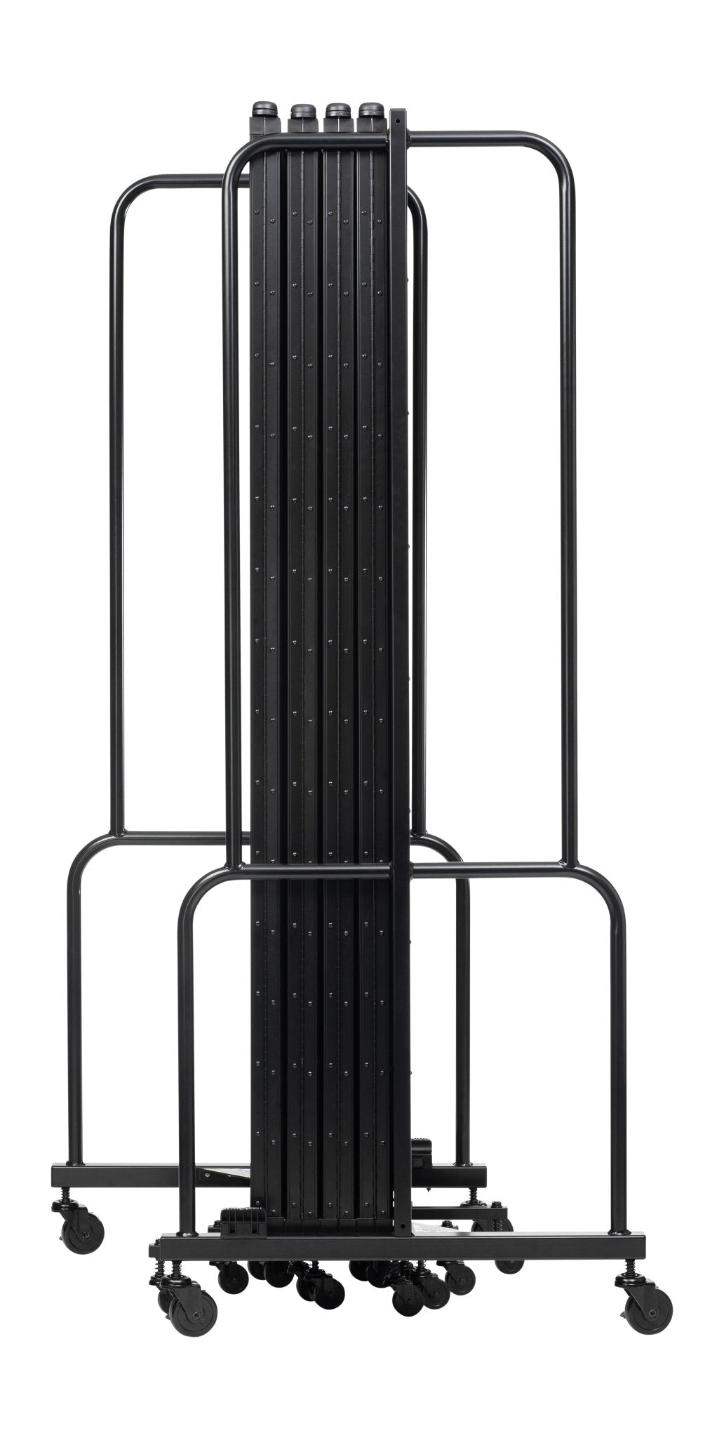 NPS ROBO Series Flexible Room Divider 9 Sections, PET Panels - 6'H x 17' 6"L - SchoolOutlet