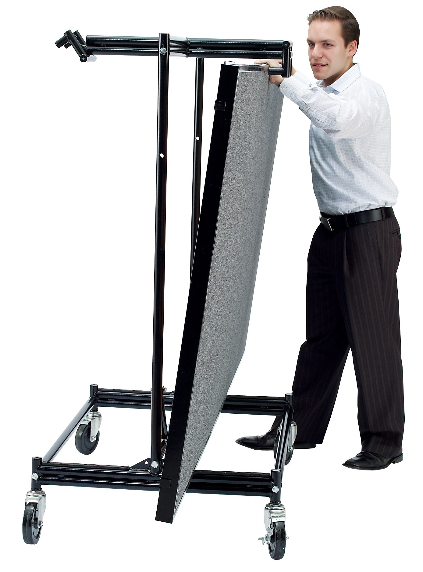 NPS Stage Dolly for Use with 36" W or 48" W Stages (National Public Seating NPS-SDL) - SchoolOutlet