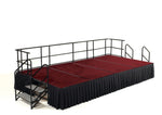 NPS Portable Stage Package w/ Carpeted or Hardboard Surface, 48