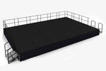 NPS Portable Stage Package w/ Carpeted or Hardboard Surface, 48
