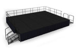 NPS Portable Stage Package w/ Carpeted or Hardboard Surface, 48