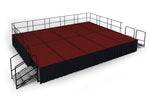 NPS Portable Stage Package w/ Carpeted or Hardboard Surface, 48