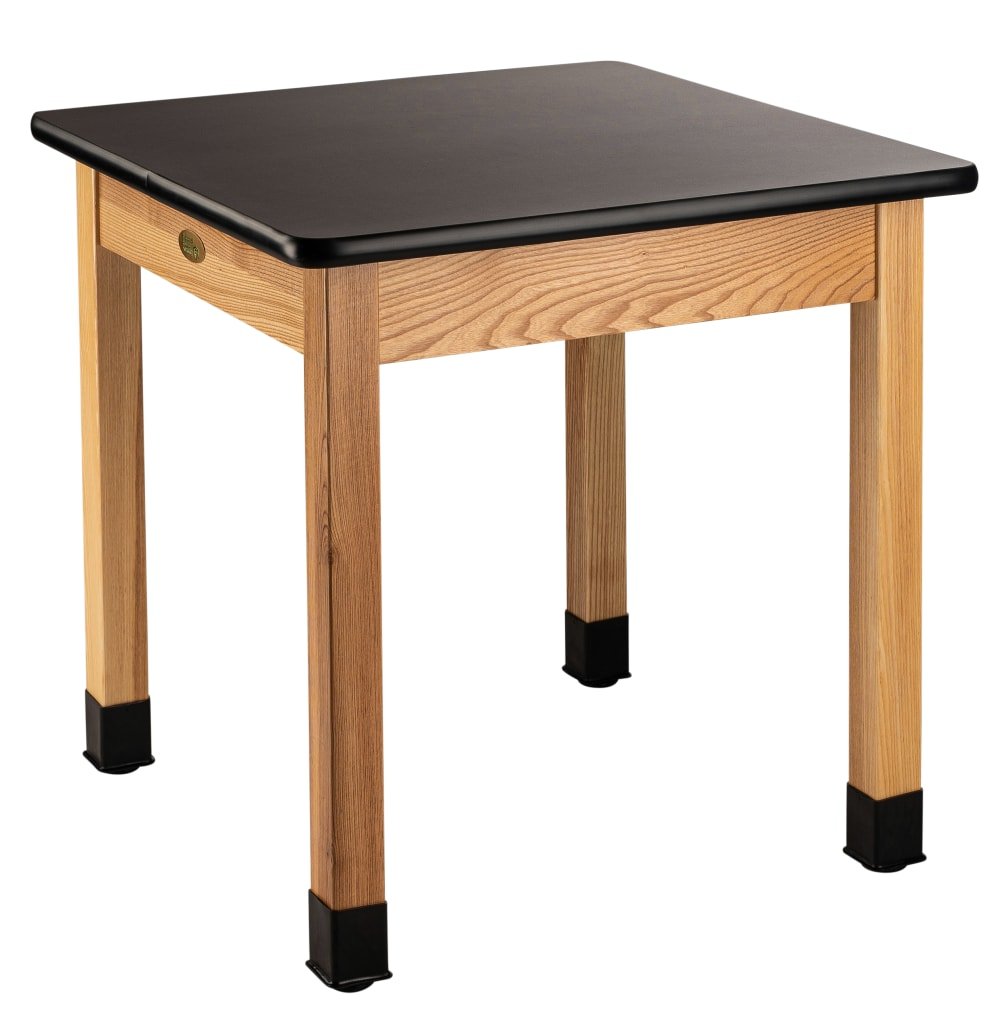 NPS Wood Science Lab Table - 30" x 30" x 30"H (National Public Seating NPS-SLT1-3030) - SchoolOutlet