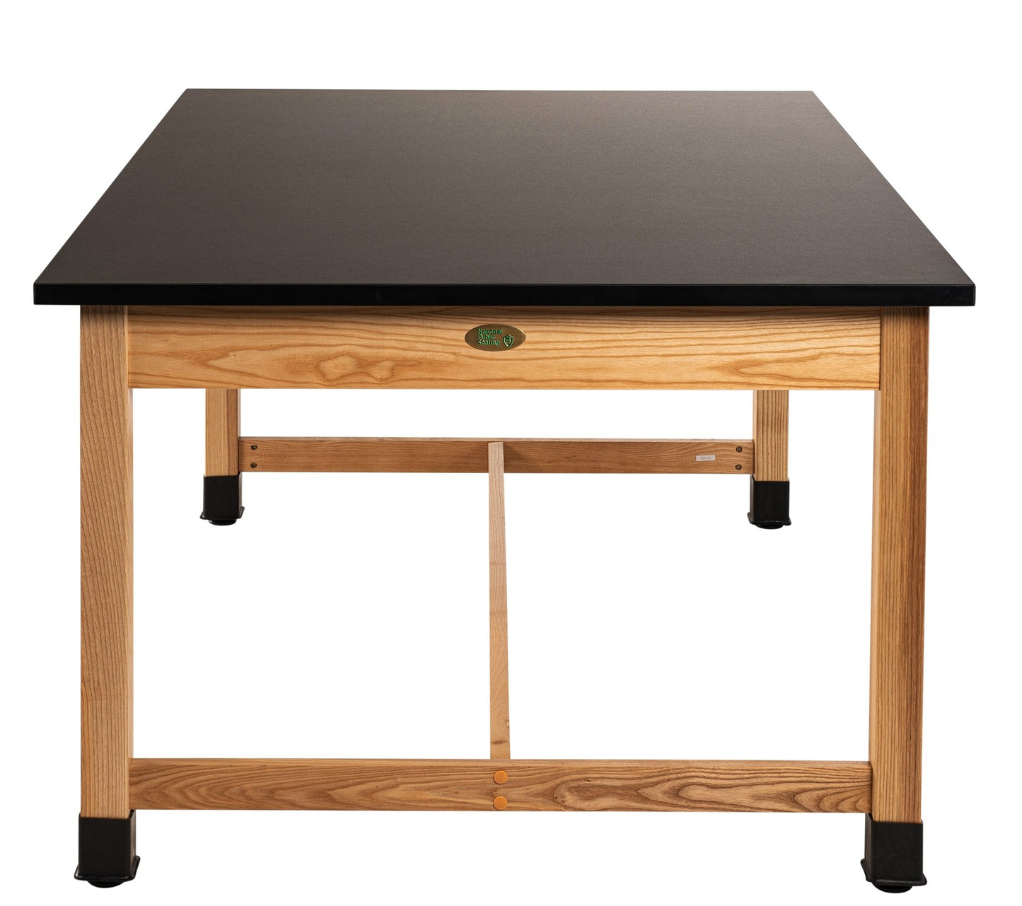 NPS Wood Science Lab Table, 42 x 60 x 30, Phenolic Top (National Public Seating NPS-SLT1-4260P) - SchoolOutlet