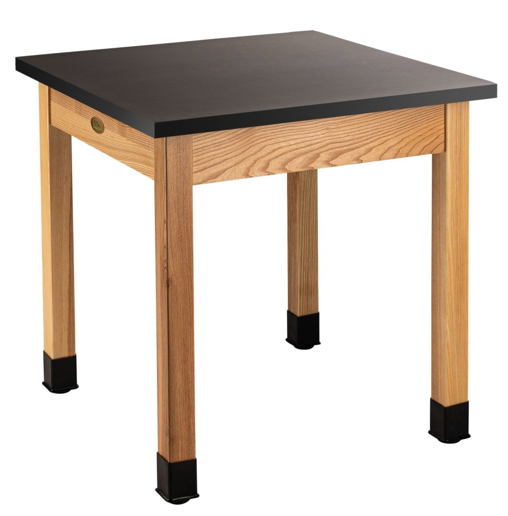 NPS Wood Science Lab Table - 30" x 30" x 36"H (National Public Seating NPS-SLT2-3030) - SchoolOutlet