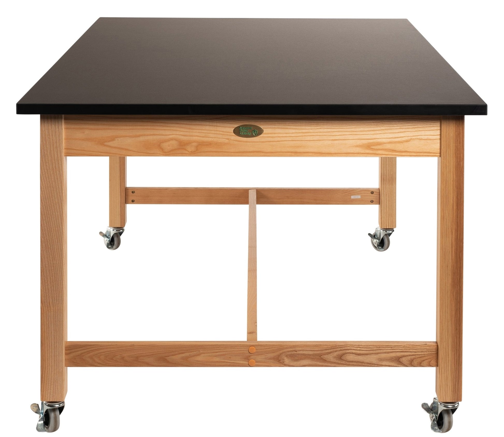 NPS Wood Science Lab Table, 42 x 60 x 36, Phenolic Top (National Public Seating NPS-SLT2-4260P) - SchoolOutlet