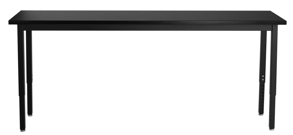 NPS Science Lab Table, 18" X 96", Steel Legs (National Public Seating NPS-SLT3-1896C) - SchoolOutlet
