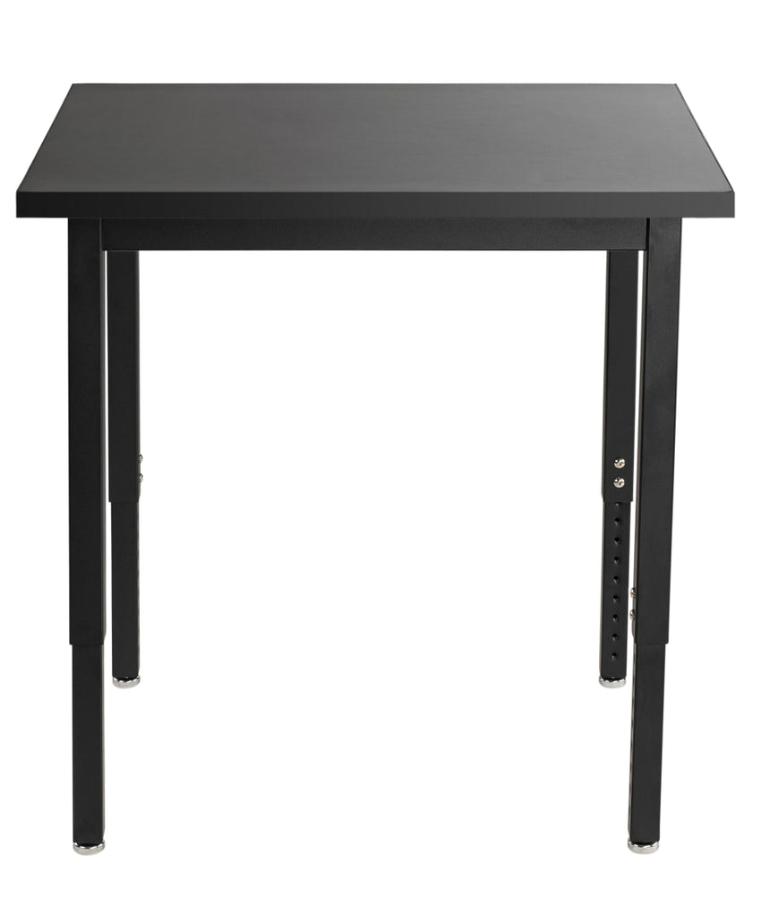 NPS Science Lab Table, 24" X 24", Steel Legs (National Public Seating NPS-SLT3-2424C) - SchoolOutlet