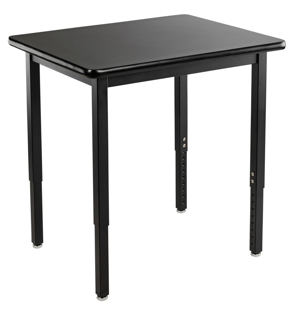 NPS Science Lab Table, 24" X 30", Steel Legs (National Public Seating NPS-SLT3-2430C) - SchoolOutlet