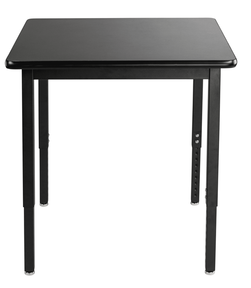 NPS Science Lab Table, 30" X 30", Steel Legs (National Public Seating NPS-SLT3-3030C) - SchoolOutlet
