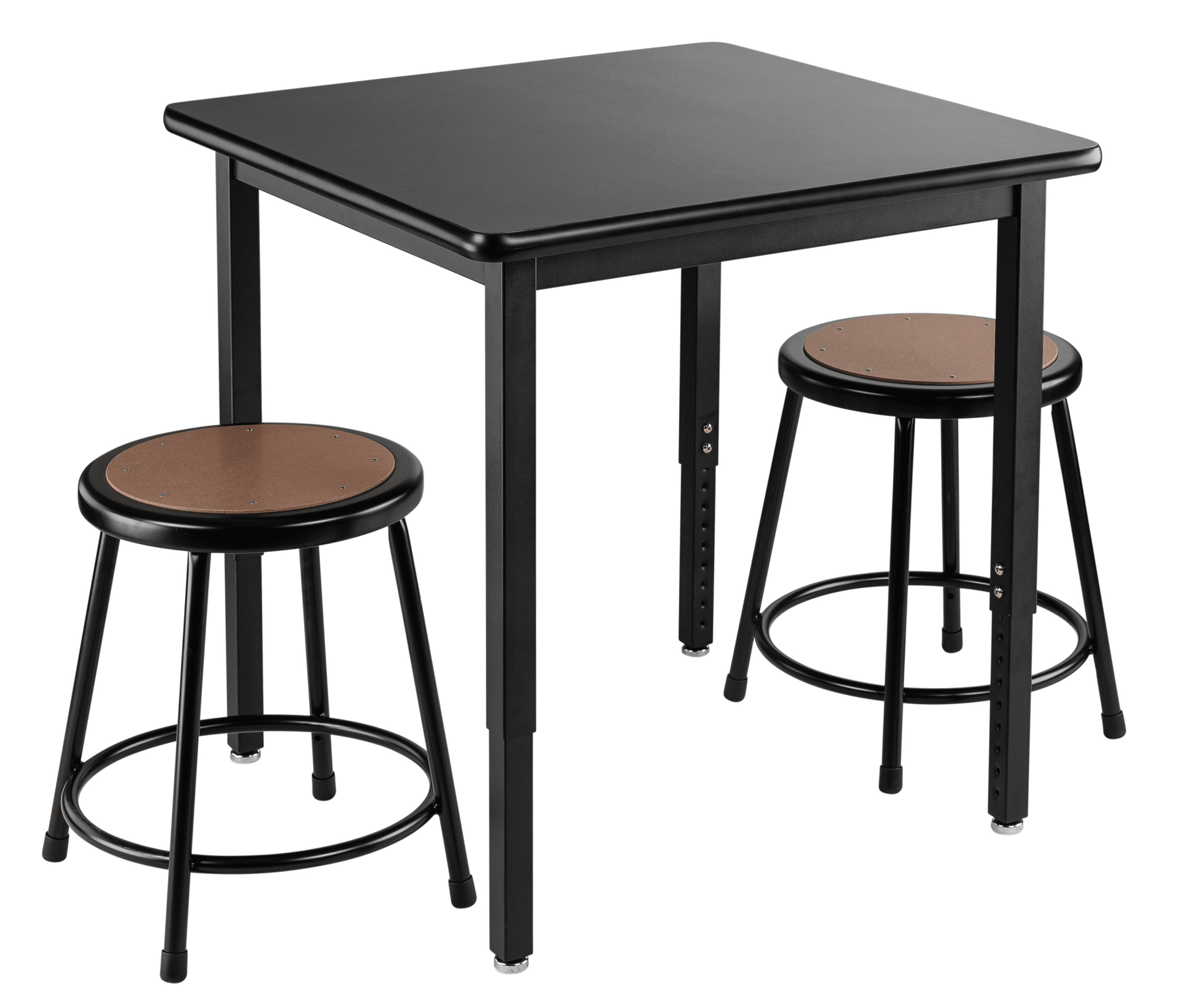 NPS Science Lab Table, 30" X 30", Steel Legs (National Public Seating NPS-SLT3-3030C) - SchoolOutlet
