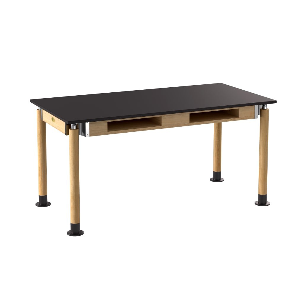 NPS Adjustable Science Lab Table - 30" x 60" (National Public Seating NPS-SLT4-3060C) - SchoolOutlet