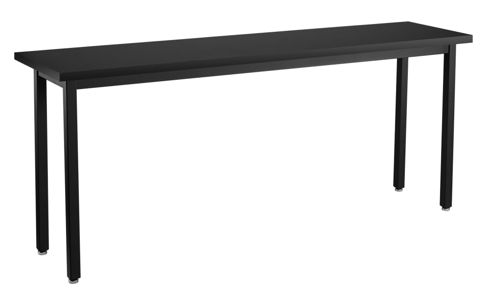 NPS Science Lab Table, 18" X 72", Steel Legs (National Public Seating NPS-SLT3-1872C) - SchoolOutlet