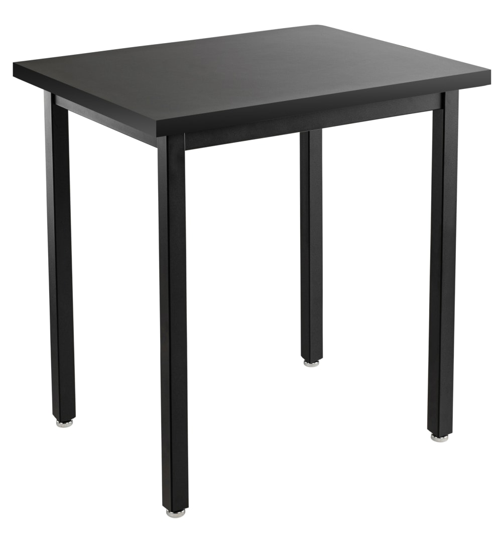 NPS Science Lab Table, 24" X 24", Steel Legs (National Public Seating NPS-SLT3-2424C) - SchoolOutlet