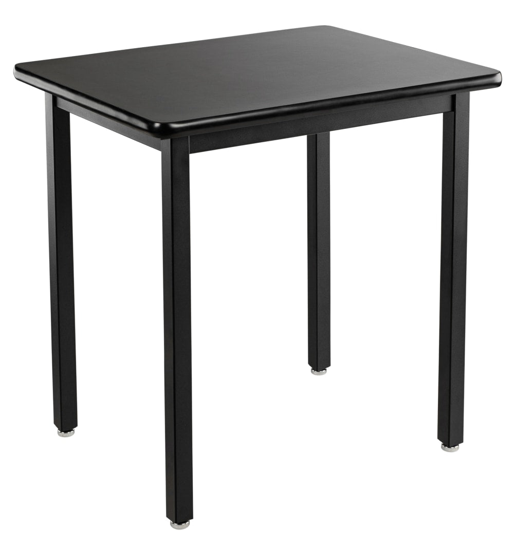 NPS Science Lab Table, 24" X 24", Steel Legs (National Public Seating NPS-SLT3-2424C) - SchoolOutlet