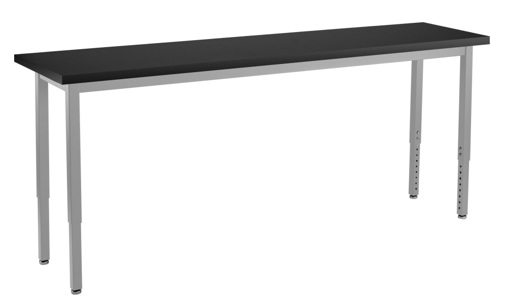 NPS Science Lab Table, 18" X 72", Steel Legs (National Public Seating NPS-SLT3-1872C) - SchoolOutlet