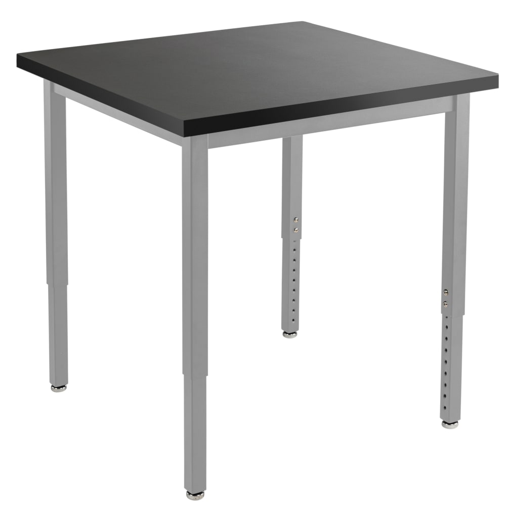 NPS Science Lab Table, 30" X 30", Steel Legs (National Public Seating NPS-SLT3-3030C) - SchoolOutlet