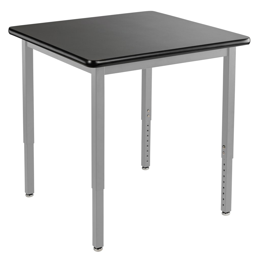 NPS Science Lab Table, 30" X 30", Steel Legs (National Public Seating NPS-SLT3-3030C) - SchoolOutlet