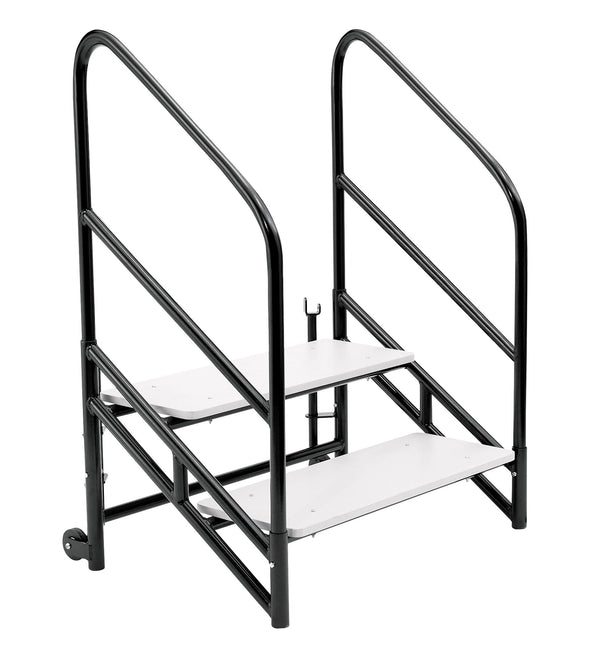Amphitheater Steps Risers NPS Stage & Riser Steps with Guardrail for 24