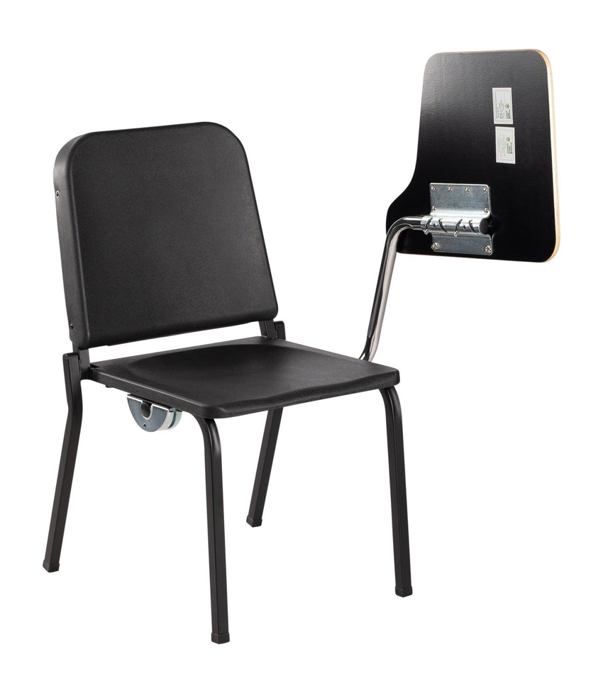 NPS Gray Removable Tablet Arm for 8200 Series Stack Chair - Left Hand (National Public Seating NPS-TA82L) - SchoolOutlet