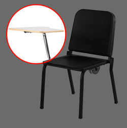 NPS Gray Removable Tablet Arm for 8200 Series Stack Chair - Right Hand (National Public Seating NPS-TA82R)