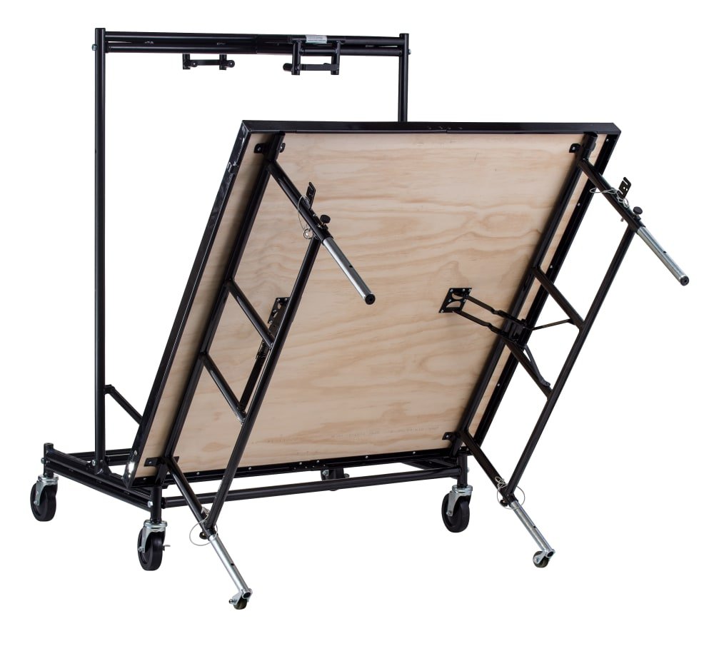 NPS Transfix Stage Platform - Adjustable Height with Carpeted or Hardboard Surface - SchoolOutlet