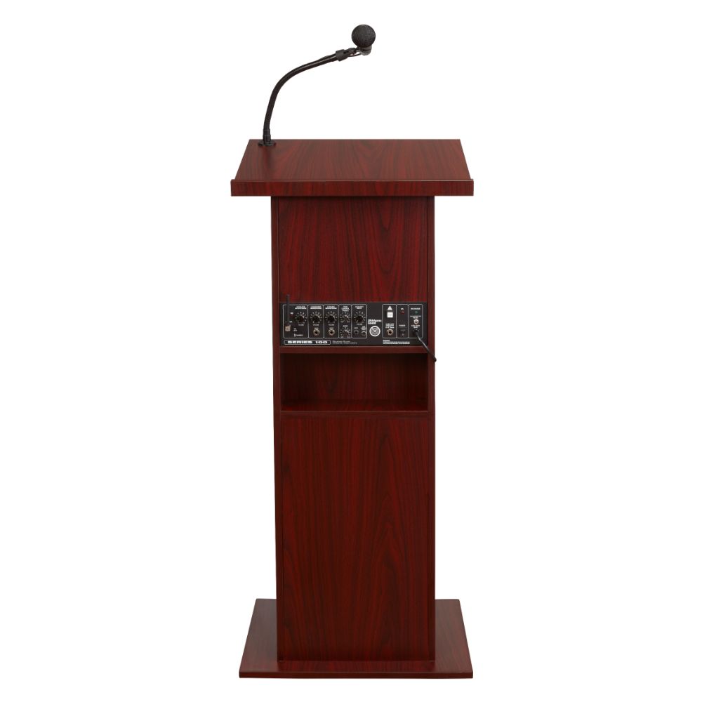 Oklahoma Sound Power Plus Floor Lectern (Oklahoma Sound OKL-111PLS) - SchoolOutlet