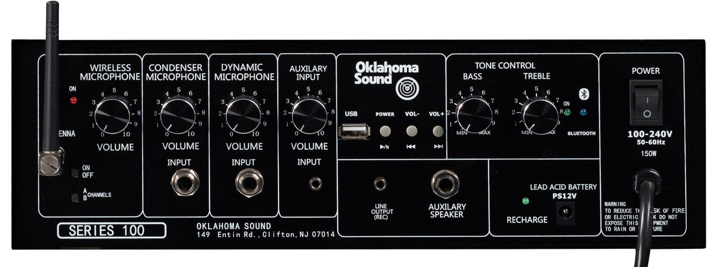 Oklahoma Sound Power Plus Floor Lectern (Oklahoma Sound OKL-111PLS) - SchoolOutlet