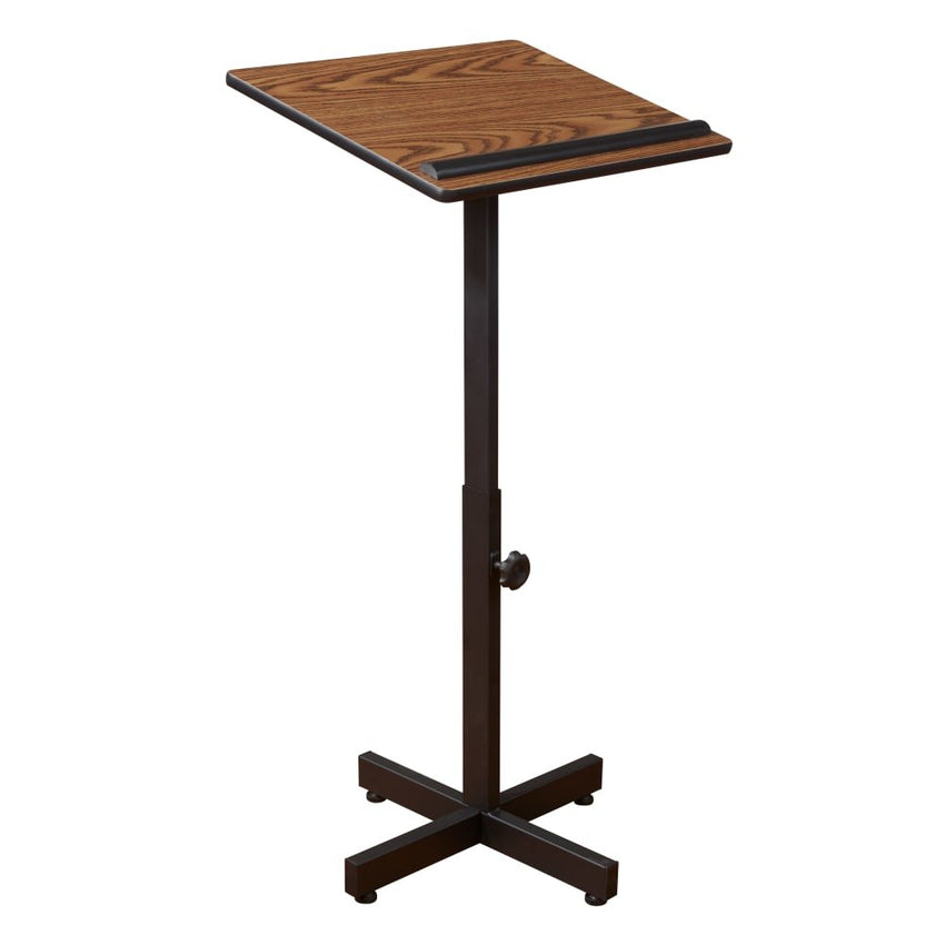 Oklahoma Sound Adjustable-Height Portable Presentation Lectern Stand (Oklahoma Sound OKL-70) - SchoolOutlet