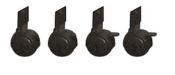 Oklahoma Sound Caster Kit for Model 222 Full Floor Lectern/Podium (Oklahoma Sound OKL-2CS)