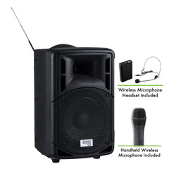 Oklahoma Sound - PRA-8000-PRA8-7 - 40 Watt Wireless PA System w/ Wireless Headset Mic (Oklahoma Sound OKL-PRA8-7)