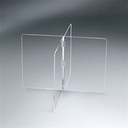 Pacesetter SG2029A - 1/4" Acrylic Small Interlock 4 Panel Tabletop Partition 34" W x 23 1/2" H x 34 1/2" D