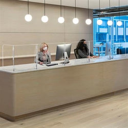 Pacesetter Awards SG2072P3 - 4 Panel Interlocking Counter Barrier Partition With Three Openings