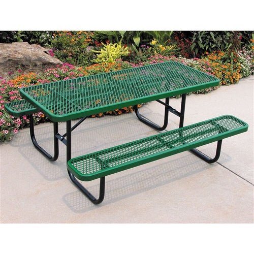 UltraPlay 8' Heavy-Duty Rectangular Outdoor Picnic Table (Playcore PLA-158-V8) - SchoolOutlet