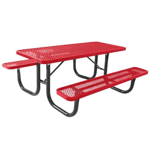 UltraPlay 4' Extra Heavy-Duty Rectangular Outdoor Picnic Table (Playcore PLA-238-V4) - SchoolOutlet