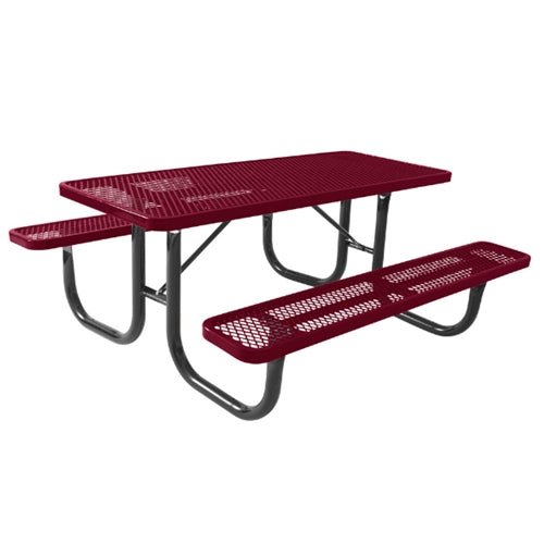 UltraPlay 8' Extra Heavy-Duty Rectangular Outdoor Picnic Table (Playcore PLA-238-V8) - SchoolOutlet