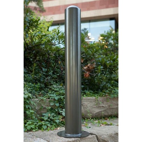 Newport Series Richmond Bollard (6" Round Post x 3' High) (PLA-2603SM) - SchoolOutlet