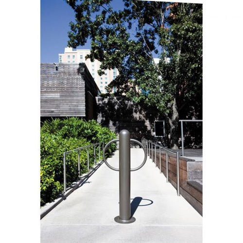 Classic Durham Bike Bollards - (6" Diameter x 3' H) (PLA-2633SM) - SchoolOutlet