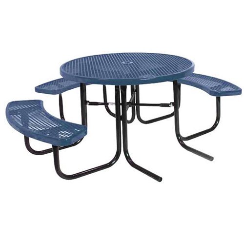 UltraPlay 46" ADA 3-Seat Round Outdoor Picnic Table (Playcore PLA-358H-RDV) - SchoolOutlet