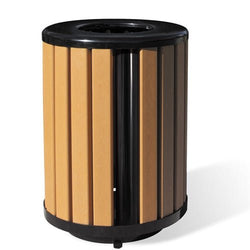 UltraPlay Richmond Recycled Outdoor Trash Receptacle - 32 Gallon