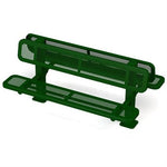 UltraPlay Double Sided Bollard Style Outdoor Bench 6'L - Surface Mount Legs (Playcore PLA-962SM-V6) - SchoolOutlet