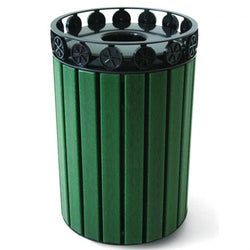 UltraPlay Charleston Outdoor Trash Receptacle - 32 Gallon