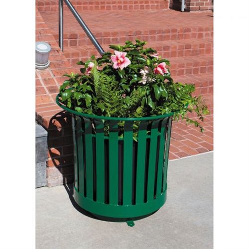 Lexington Outdoor Planter - 24" Round X 18" High (Playcore PLA-RD2418-LX) - SchoolOutlet