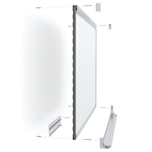 Quartet Prestige 2 Duramax Porcelain Magnetic Whiteboard with Aluminum Frame - 2'H x 3'W (Quartet QRT-P553AP2) - SchoolOutlet