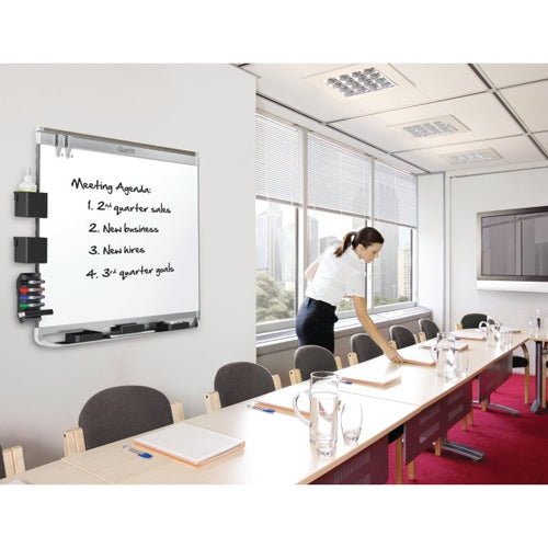 Quartet Prestige 2 Duramax Porcelain Magnetic Whiteboard with Aluminum Frame - 2'H x 3'W (Quartet QRT-P553AP2) - SchoolOutlet